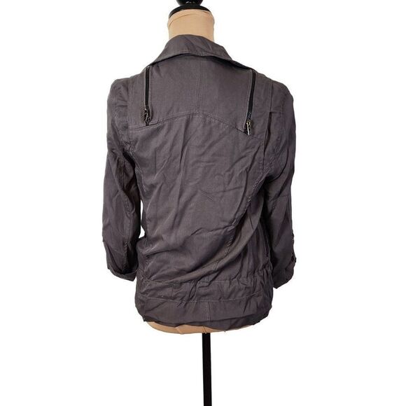 BlankNYC Biker Zip Jacket, Grey XS EUC - Picture 3 of 12
